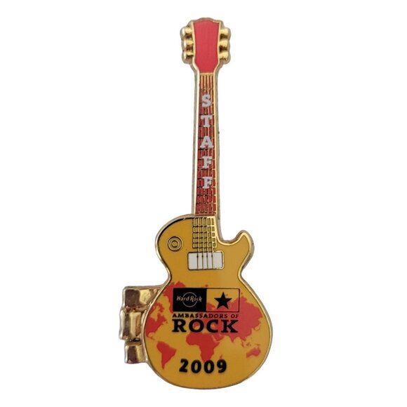 Hard Rock Cafe 2009 New York Ambassadors Of Rock Staff Pin E714 - Picture 5 of 5